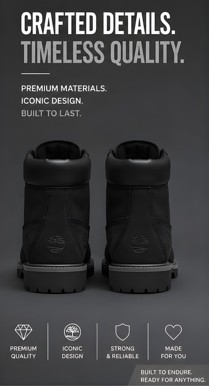Timberland Nubuck Black/Grey