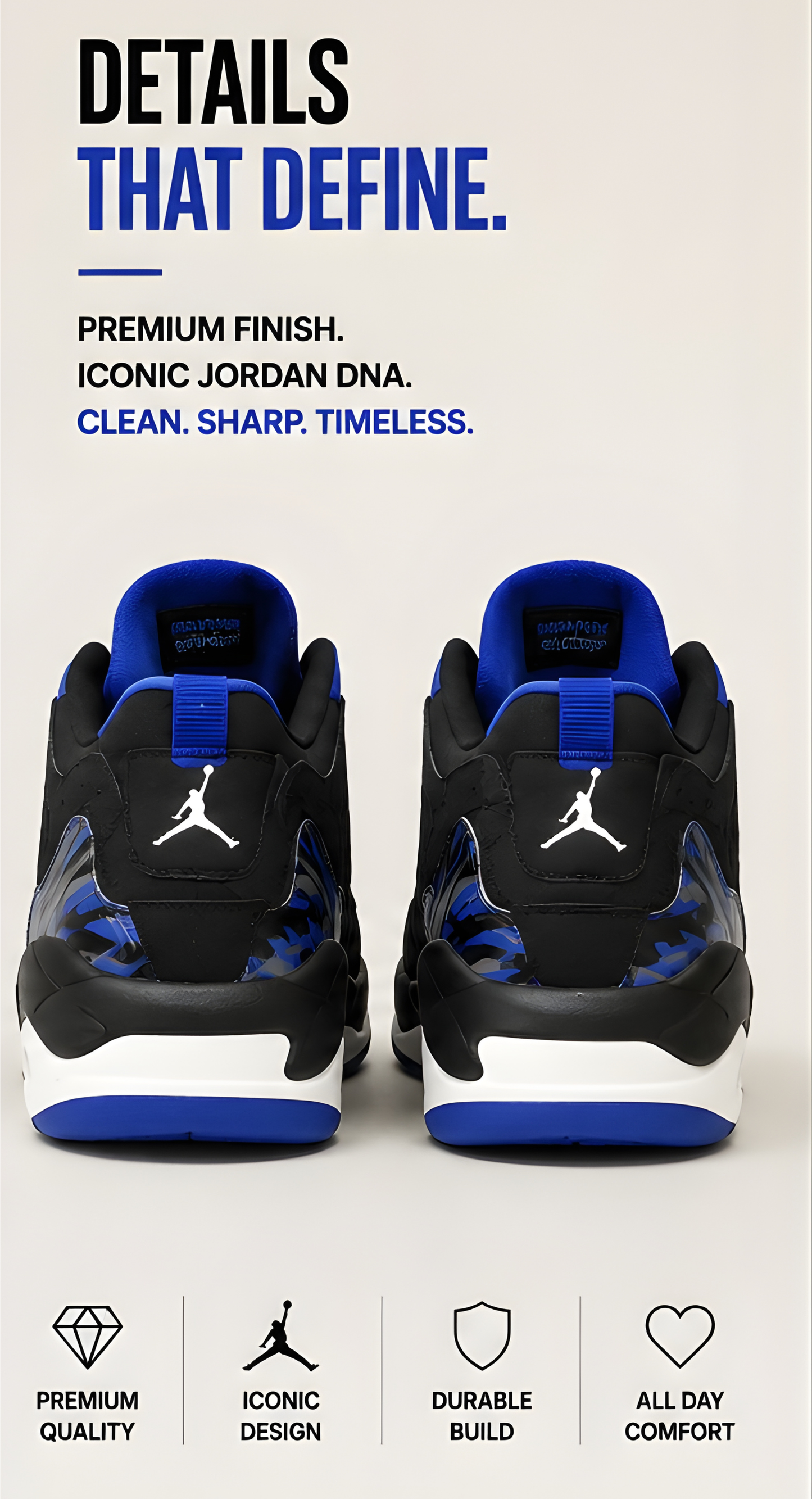 Jumpman MVP Black Blue- SPL
