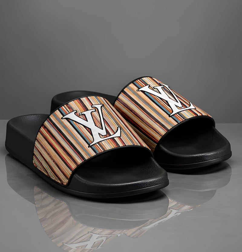 Louis Vuitton Multi Stripe Slides