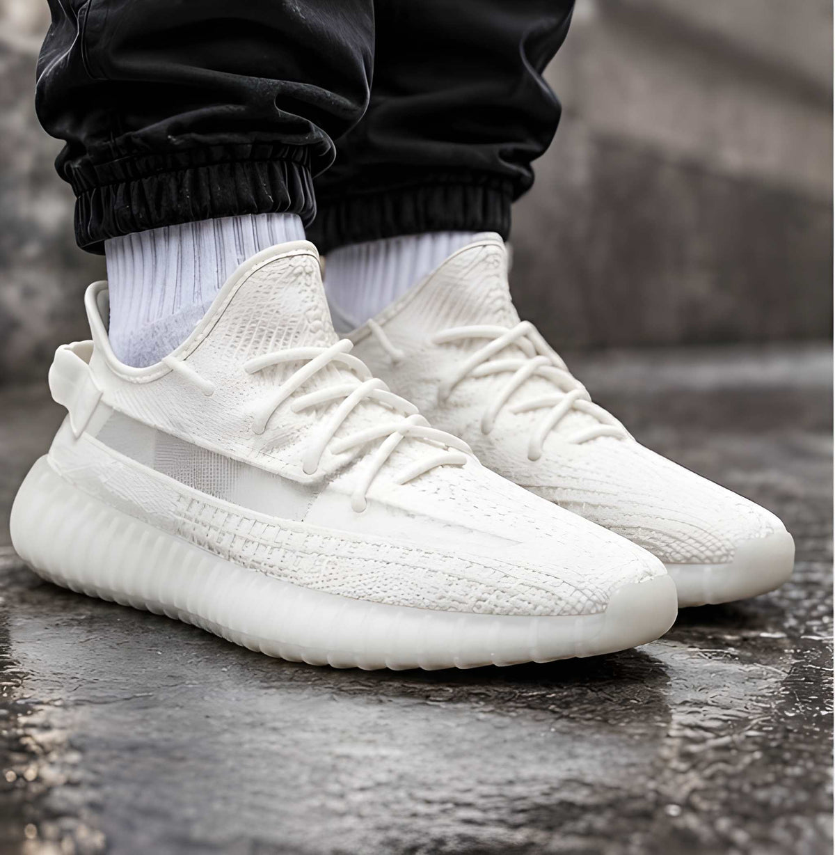 Adidas Yezzy Triple White