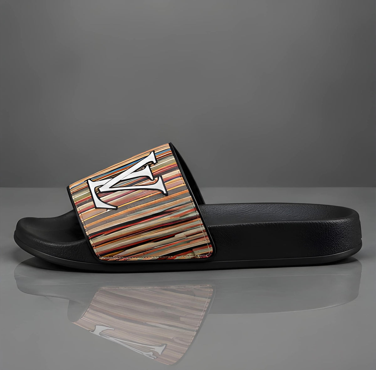 Louis Vuitton Multi Stripe Slides