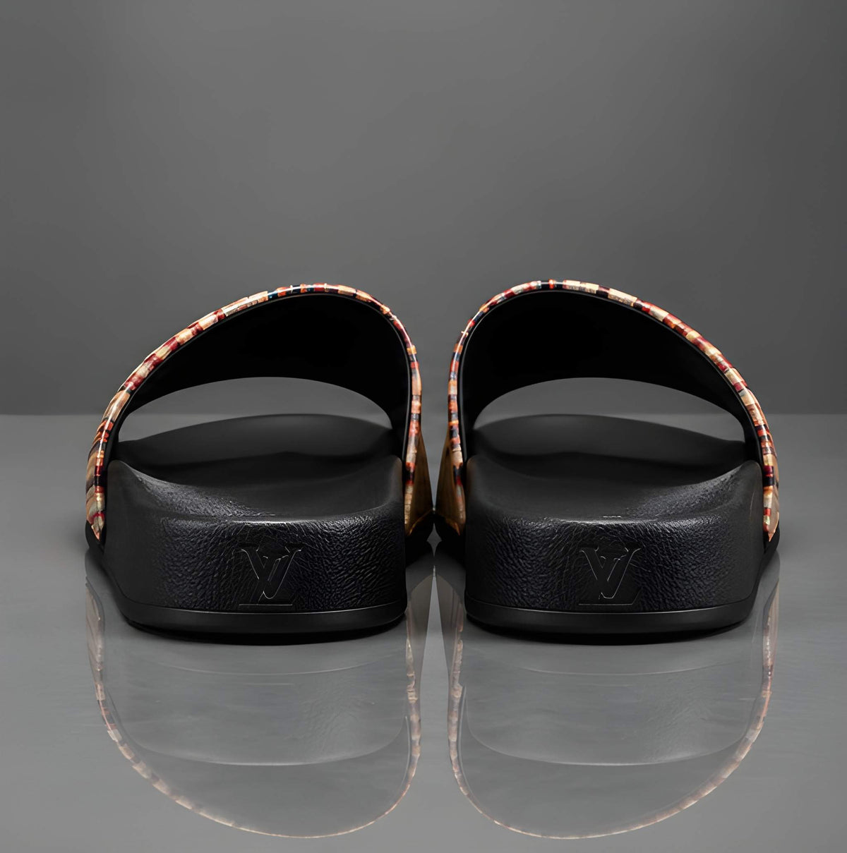 Louis Vuitton Multi Stripe Slides