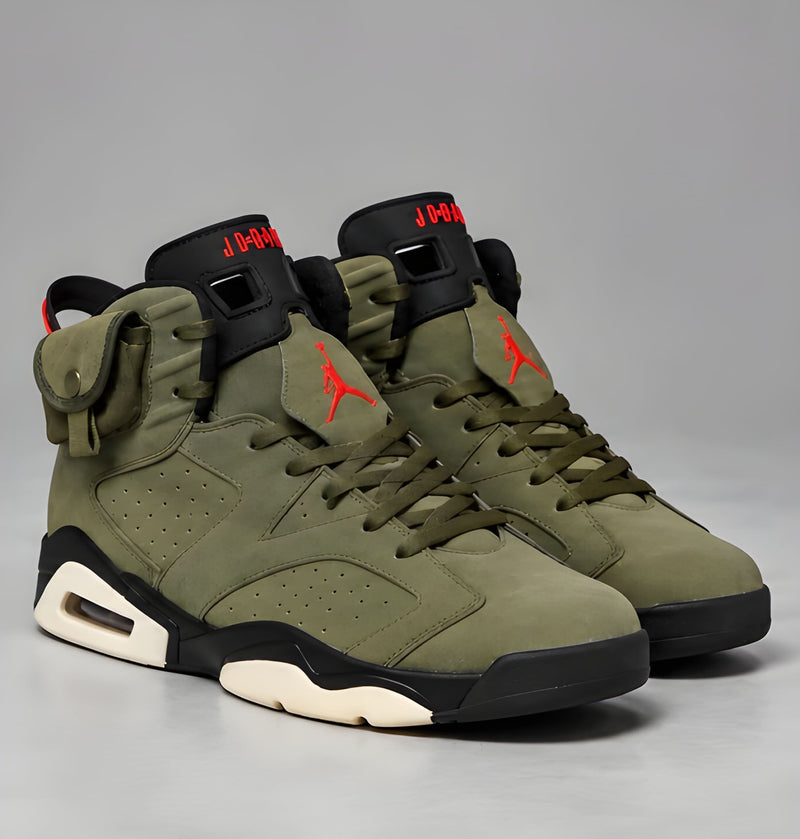 Jordan 6 x Travis Scott Olive