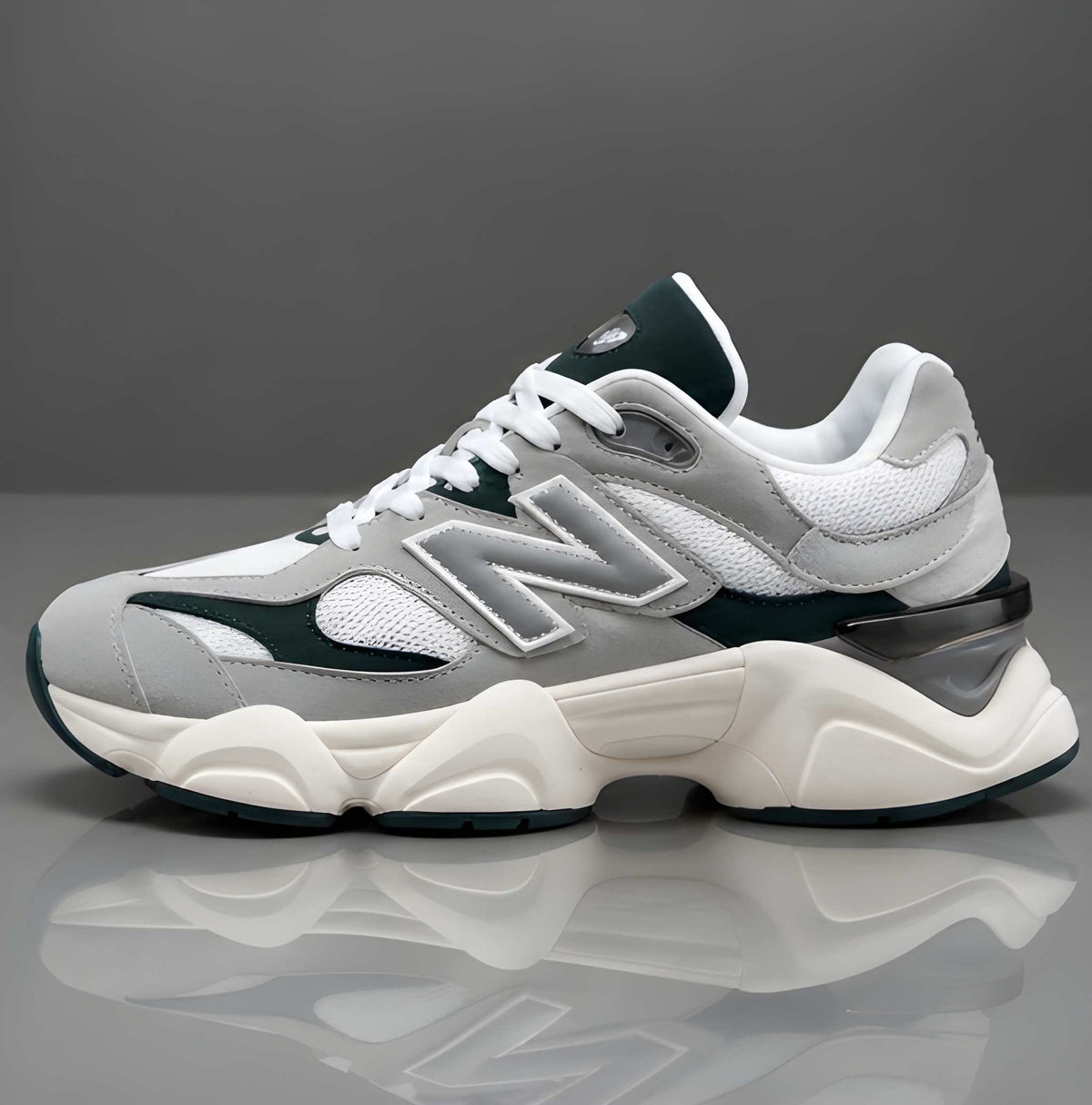 New Balance 9060 Grey/Green 2.0