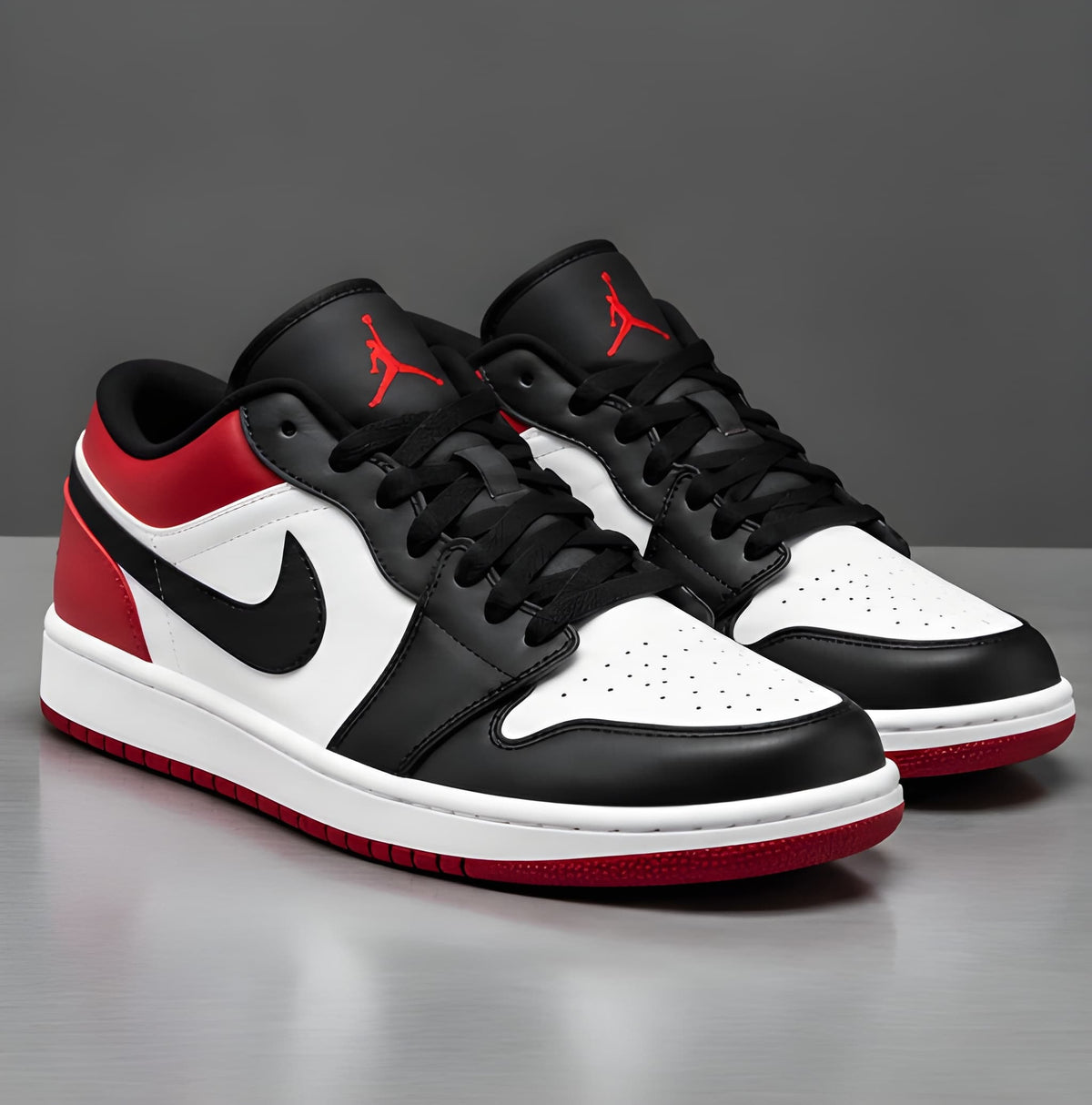 Air Jordan 1 Low "Black Red