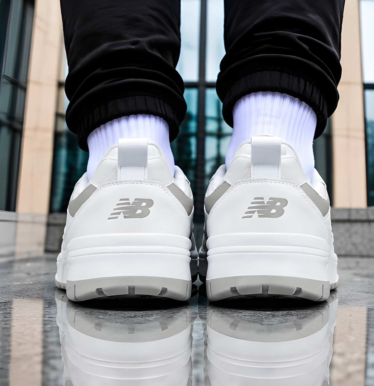 New Balance 550 Grey/White